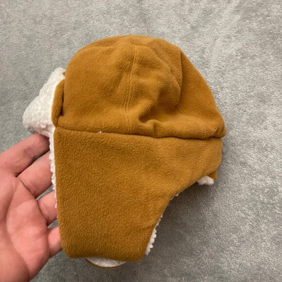 Carhartt Infant Bubba Trapper Hat Brown Sherpa Lined Ear Flap Cold Weather - Picture 3 of 7